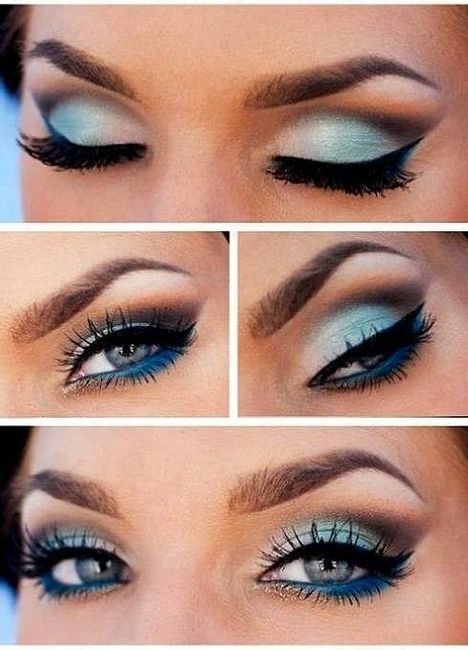 41 top idées de maquillage pour embellir vos yeux bleus 1