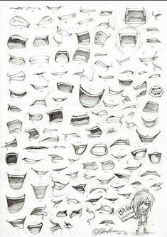 42 top idées & tutos de dessin de bouche : pour apprendre à dessiner des bouches 39