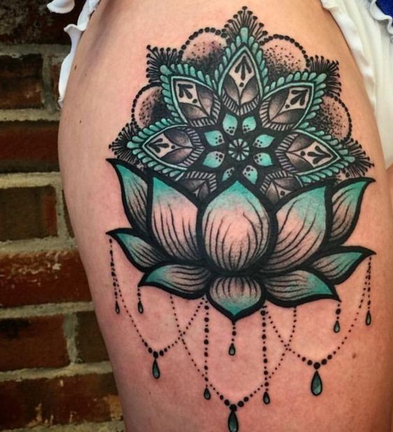 50 top idées de tatouages fleur de lotus 45