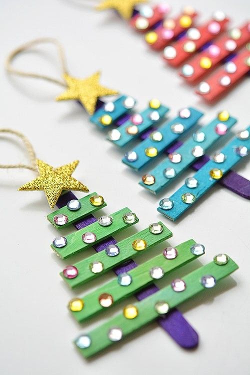 49 idées de bricolages de Noël faciles à faire avec les enfants 42