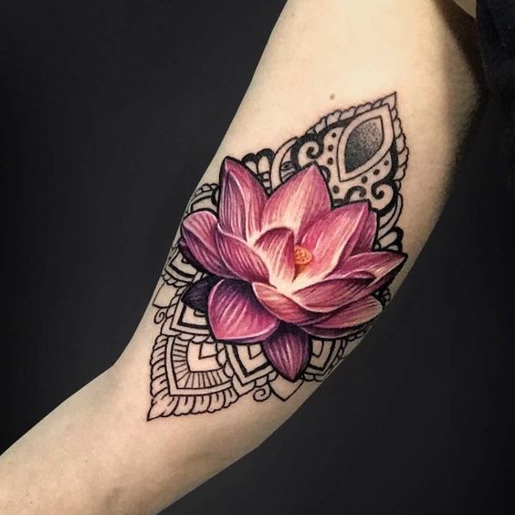 50 top idées de tatouages fleur de lotus 5