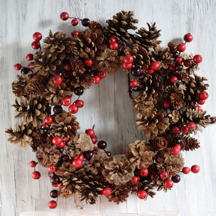 80 top idées de couronnes de Noël à faire soi-même. 79 80 top idées de couronnes de Noël à faire soi-même. 79