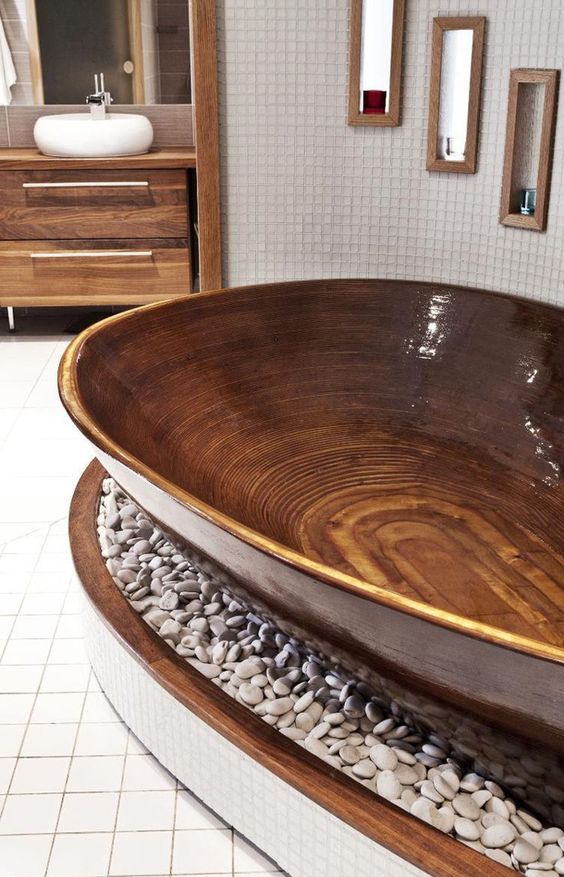 11 top idées de baignoires en bois 8