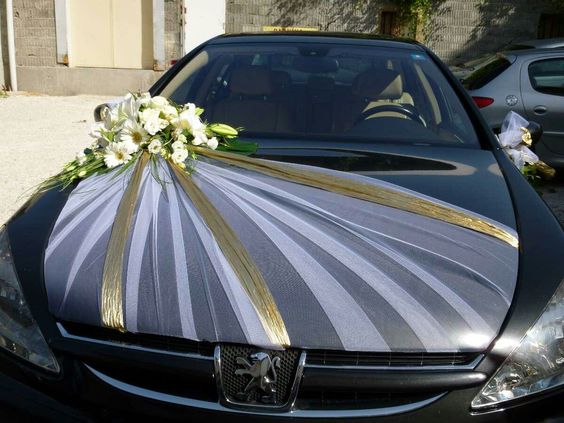 43 idées de décorations de voitures de mariage 8