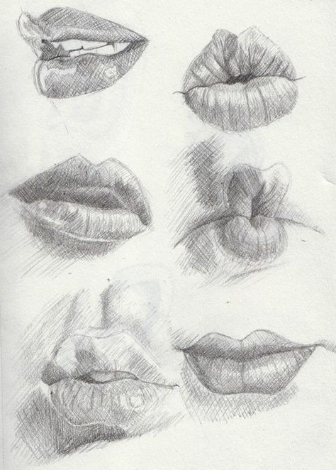 42 top idées & tutos de dessin de bouche : pour apprendre à dessiner des bouches 17
