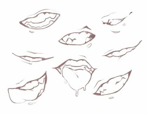 42 top idées & tutos de dessin de bouche : pour apprendre à dessiner des bouches 19