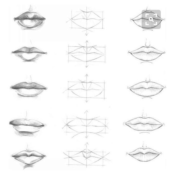 42 top idées & tutos de dessin de bouche : pour apprendre à dessiner des bouches 4