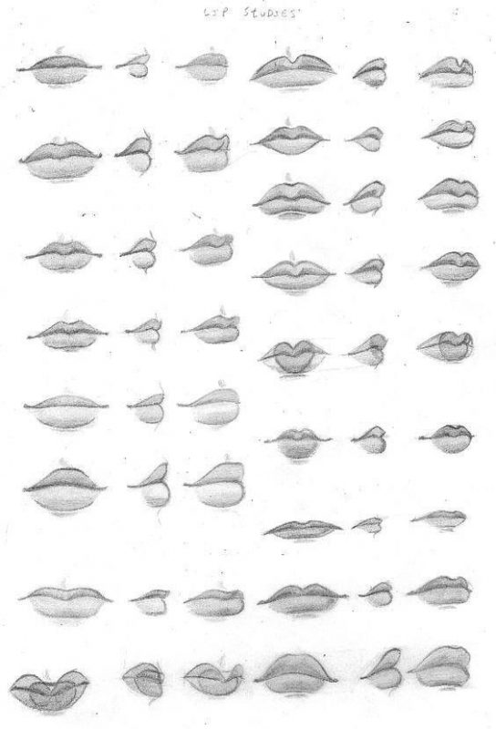 42 top idées & tutos de dessin de bouche : pour apprendre à dessiner des bouches 30
