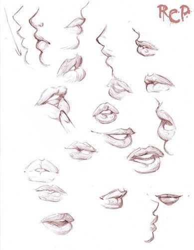 42 top idées & tutos de dessin de bouche : pour apprendre à dessiner des bouches 31