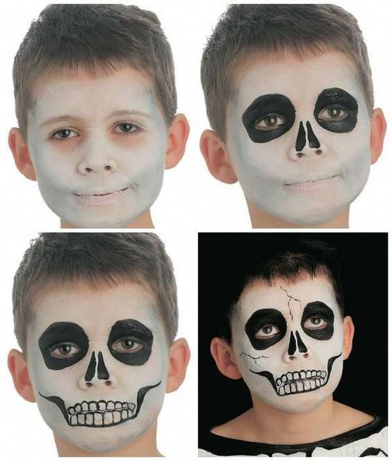 100 maquillages d'halloween faciles pour les enfants 5