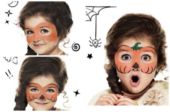 100 maquillages d'halloween faciles pour les enfants 17