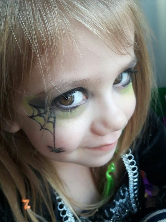 100 maquillages d'halloween faciles pour les enfants 86