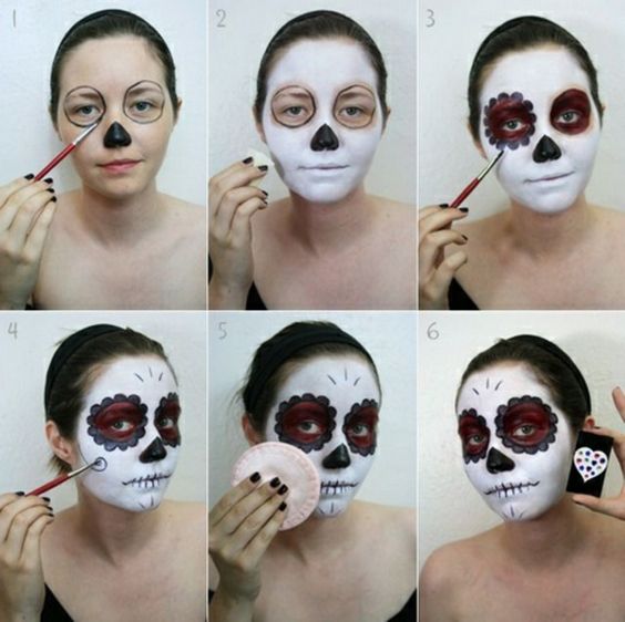 100 maquillages d'halloween faciles pour les enfants 96
