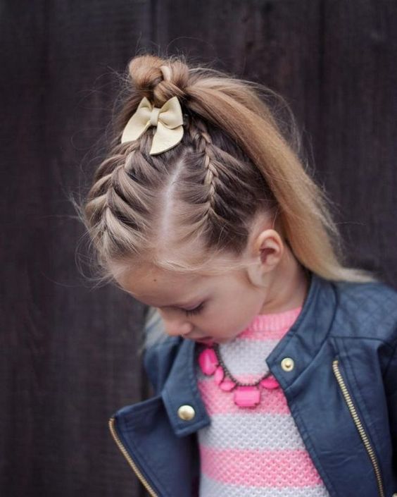 33 idées de jolies coiffures pour petites filles 13