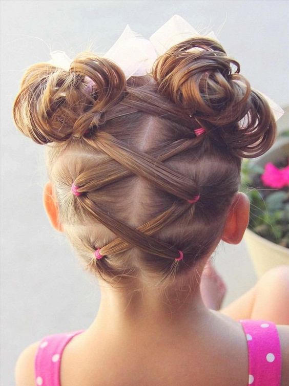 33 idées de jolies coiffures pour petites filles 28