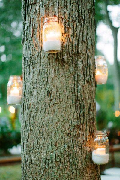 17 idées d'éclairages parfaits pour les mariages en plein air 17