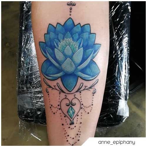 50 top idées de tatouages fleur de lotus 1