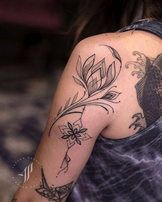Les 100 plus beaux tatouages mandala pour femme 13