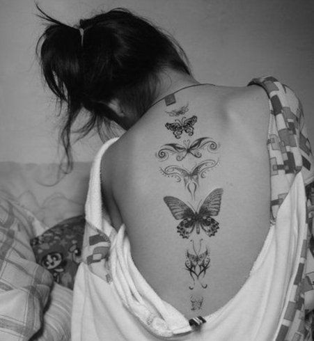 Les 100 plus beaux tatouages dos femme 16