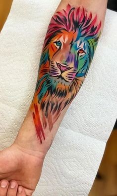 36 idées de tatouages têtes de lion et leurs significations 51