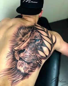36 idées de tatouages têtes de lion et leurs significations 54