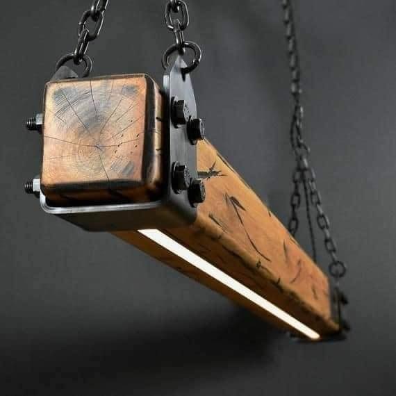 11 idées de magnifiques lampes en bois à faire soi-même 2