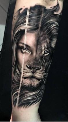 36 idées de tatouages têtes de lion et leurs significations 36