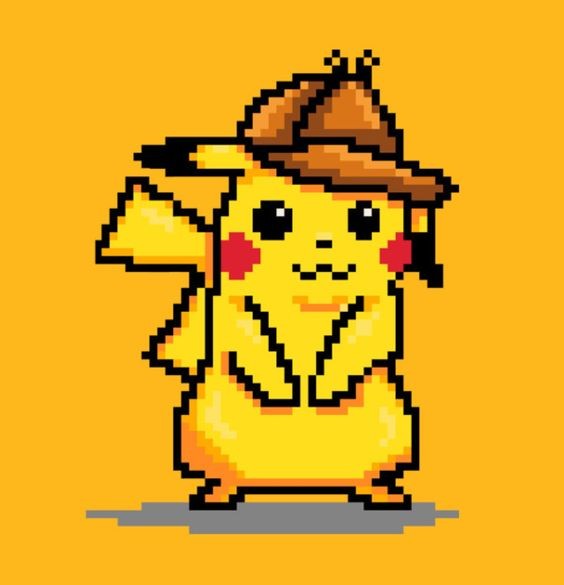 38 top idées de pixel art Pikachu 21