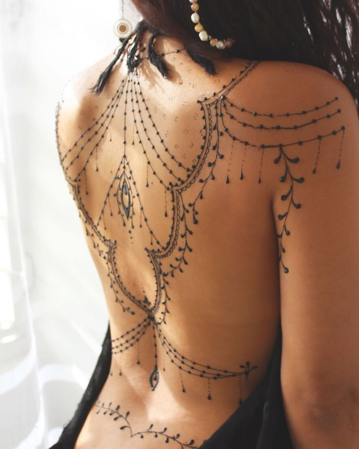 Les 100 plus beaux tatouages dos femme 21