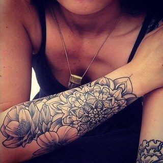 Les 100 plus beaux tatouages mandala pour femme 21