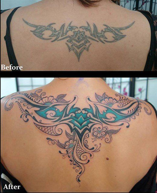 Les 100 plus beaux tatouages dos femme 22