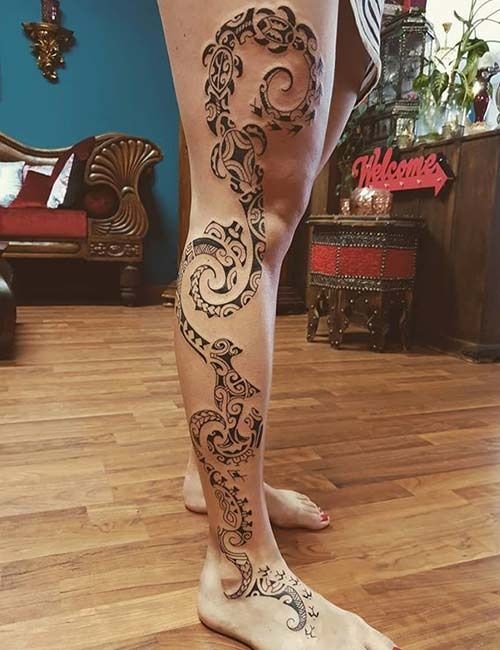 50 top idées de tatouage maori pour femme 23