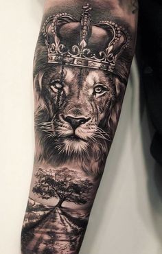 36 idées de tatouages têtes de lion et leurs significations 57