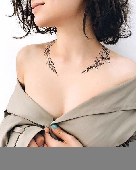 50 top idées de tatouages cou pour femme 27