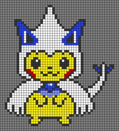 38 top idées de pixel art Pikachu 30
