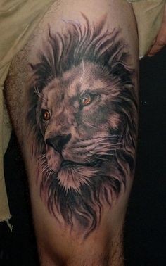 36 idées de tatouages têtes de lion et leurs significations 67