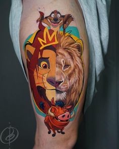 36 idées de tatouages têtes de lion et leurs significations 69
