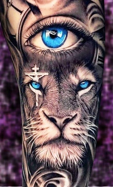 36 idées de tatouages têtes de lion et leurs significations 26