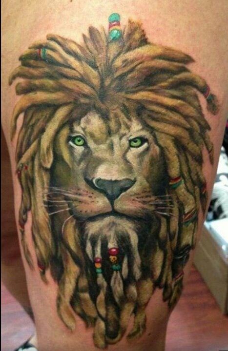 36 idées de tatouages têtes de lion et leurs significations 3
