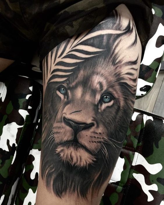 36 idées de tatouages têtes de lion et leurs significations 14