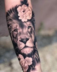 36 idées de tatouages têtes de lion et leurs significations 39