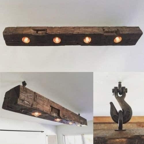 11 idées de magnifiques lampes en bois à faire soi-même 6