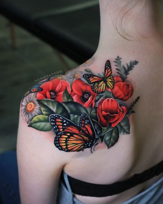 Les 100 plus beaux tatouages dos femme 75