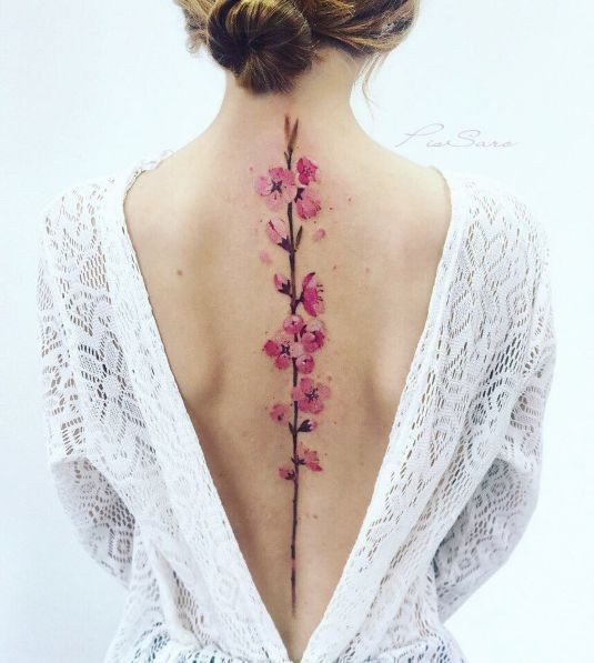 Les 100 plus beaux tatouages dos femme 79