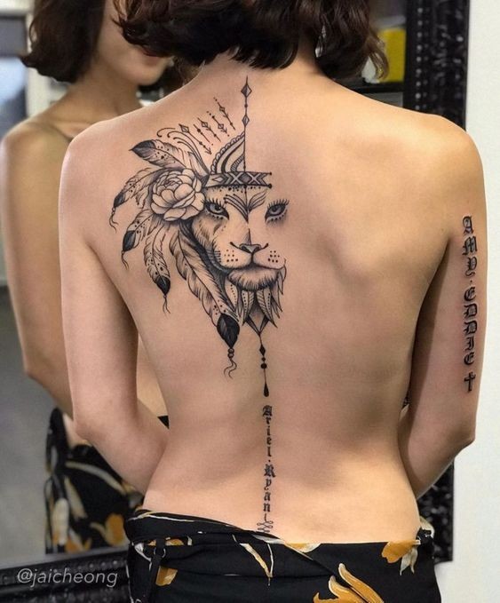 Les 100 plus beaux tatouages dos femme 80 Les 100 plus beaux tatouages dos femme 80