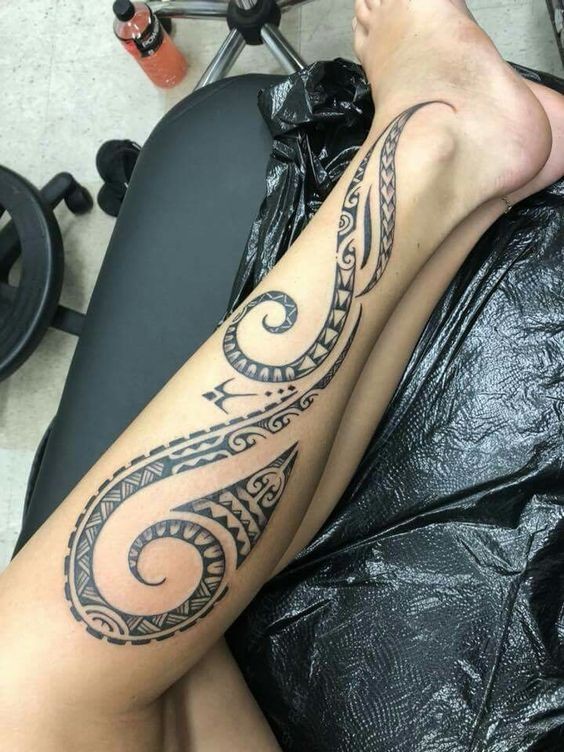 50 top idées de tatouage maori pour femme 8