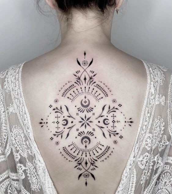 Les 100 plus beaux tatouages mandala pour femme 81