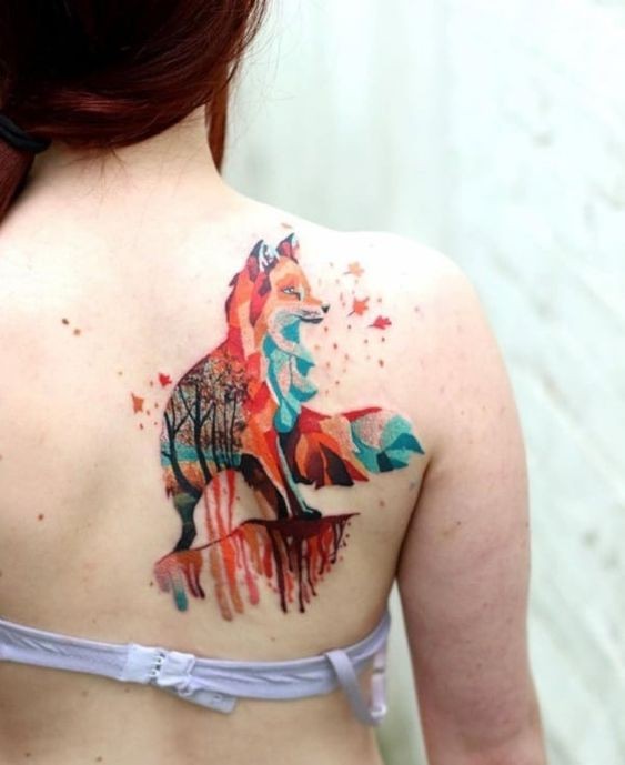 Les 100 plus beaux tatouages dos femme 93