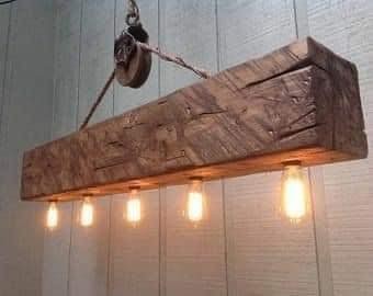 11 idées de magnifiques lampes en bois à faire soi-même 10