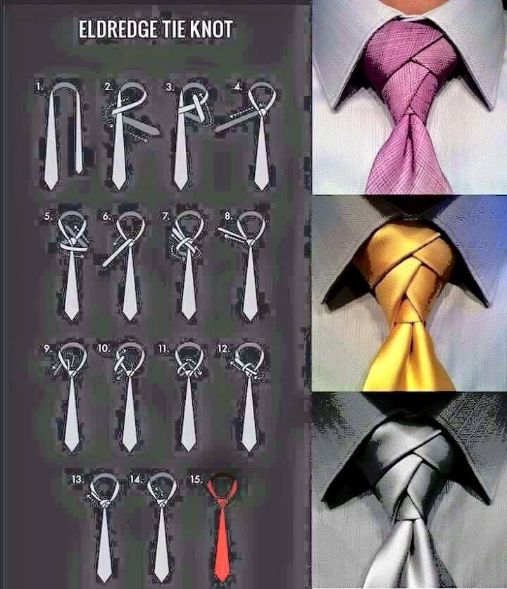 27 idées & tutos pour faire le nœud d'une cravate 9